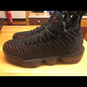 Nike Lebron 16 Fresh Bred Blk/Red Men’s size 9